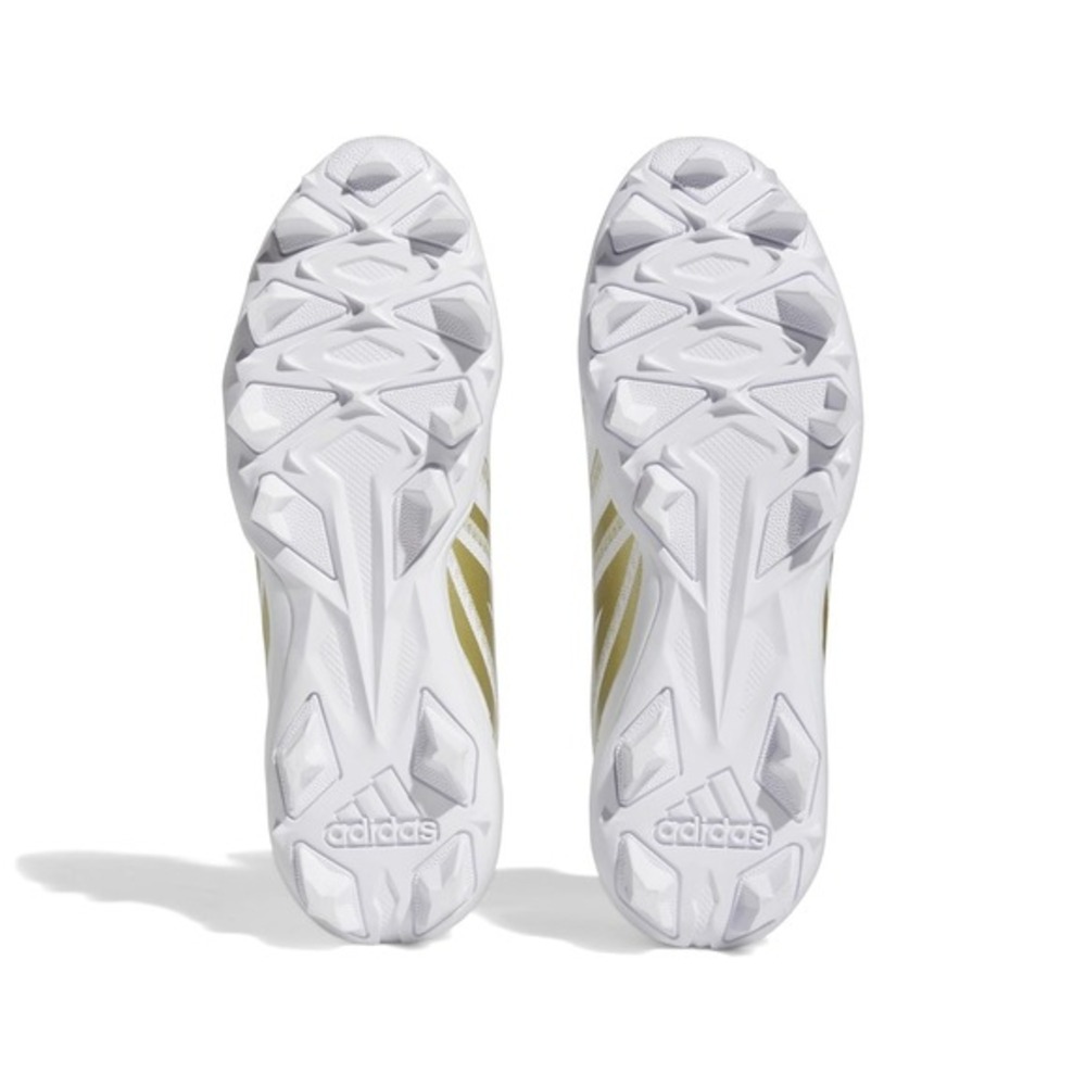 Men's‎ Freak Spark 23 Football Cleats by adidas White Gold Size 9 New With Box - Picture 4 of 6